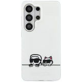 Husa de protectie Karl Lagerfeld IML K&C Peekaboo Logo MagSafe (KLHMS26L6HPKACH) compatibil cu Samsung Galaxy S26 Ultra, Alb