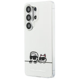 Husa de protectie Karl Lagerfeld IML K&C Peekaboo Logo MagSafe (KLHMS26L6HPKACH) compatibil cu Samsung Galaxy S26 Ultra, Alb