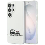 Husa de protectie Karl Lagerfeld IML K&C Peekaboo Logo MagSafe (KLHMS26L6HPKACH) compatibil cu Samsung Galaxy S26 Ultra, Alb