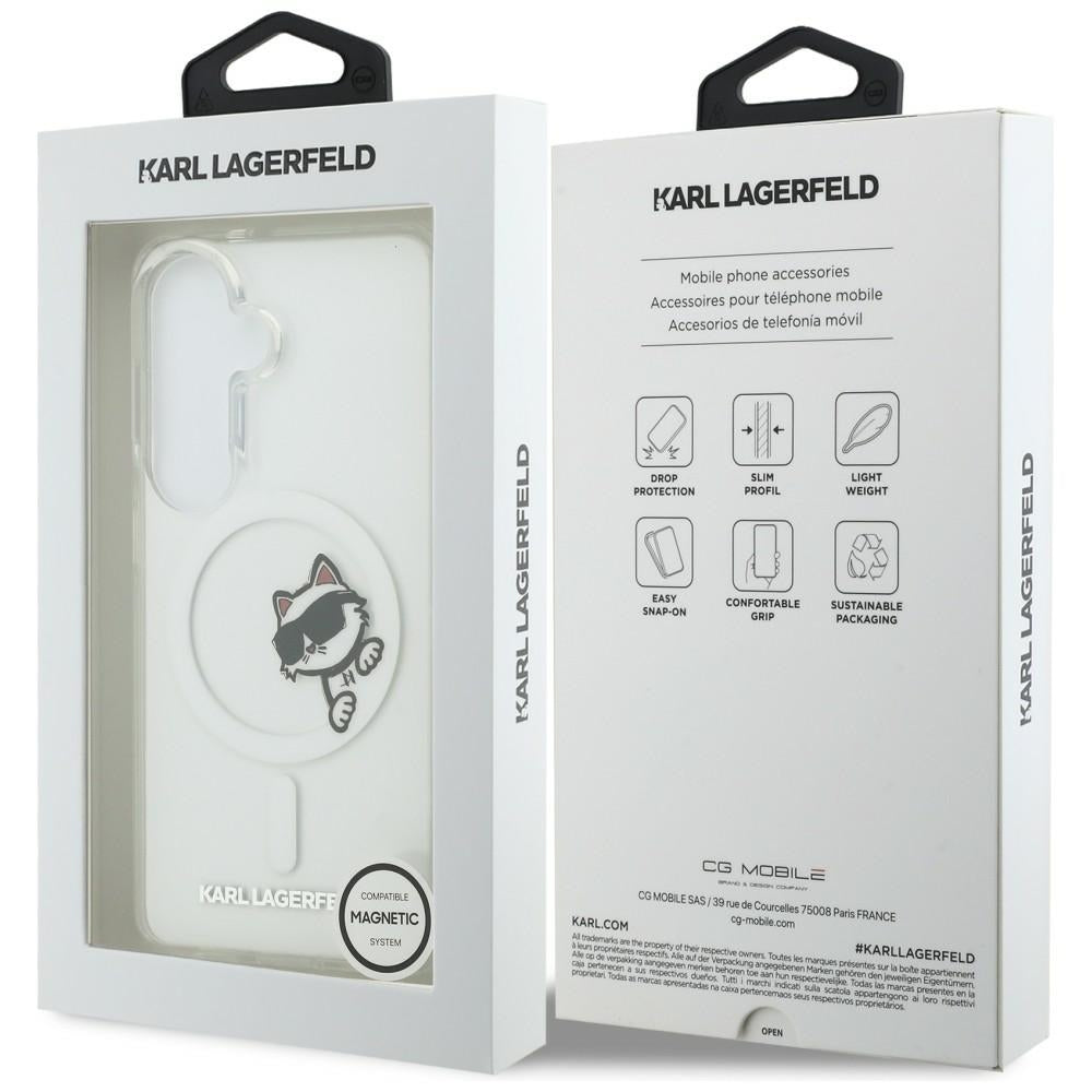 Husa de protectie Karl Lagerfeld IML compatibil cu Samsung Galaxy S26, Alb
