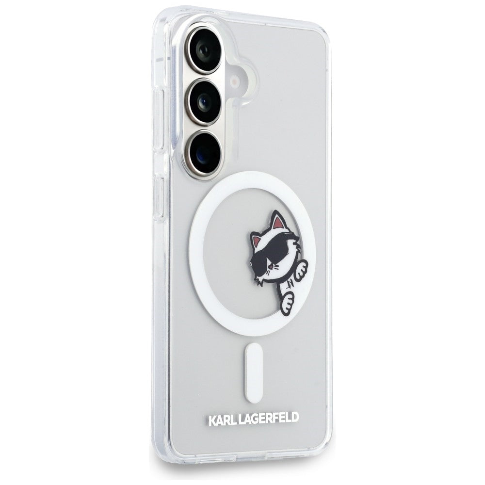 Husa de protectie Karl Lagerfeld IML compatibil cu Samsung Galaxy S26, Alb