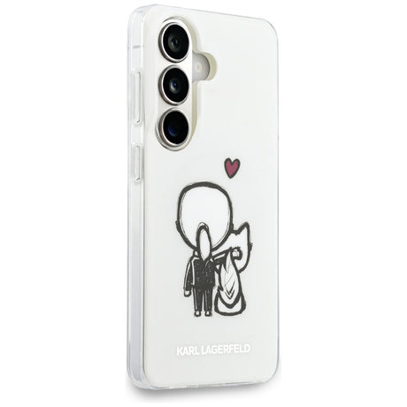 Husa de protectie Karl Lagerfeld IML compatibil cu Samsung Galaxy S26, Alb