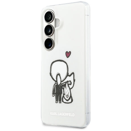 Husa de protectie Karl Lagerfeld IML compatibil cu Samsung Galaxy S26, Alb