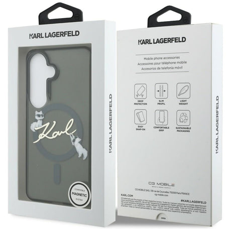 Husa de protectie Karl Lagerfeld compatibil cu Samsung Galaxy S26 Plus, Negru