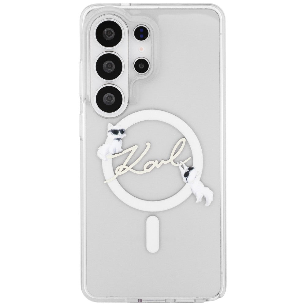 Husa de protectie Karl Lagerfeld compatibil cu Samsung Galaxy S26 Ultra, Alb