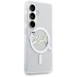 Husa de protectie Karl Lagerfeld compatibil cu Samsung Galaxy S26, Alb