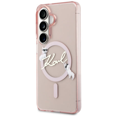 Husa de protectie Karl Lagerfeld compatibil cu Samsung Galaxy S26, Roz