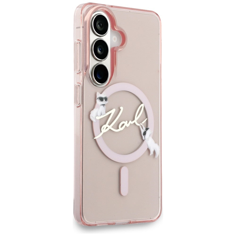 Husa de protectie Karl Lagerfeld compatibil cu Samsung Galaxy S26, Roz
