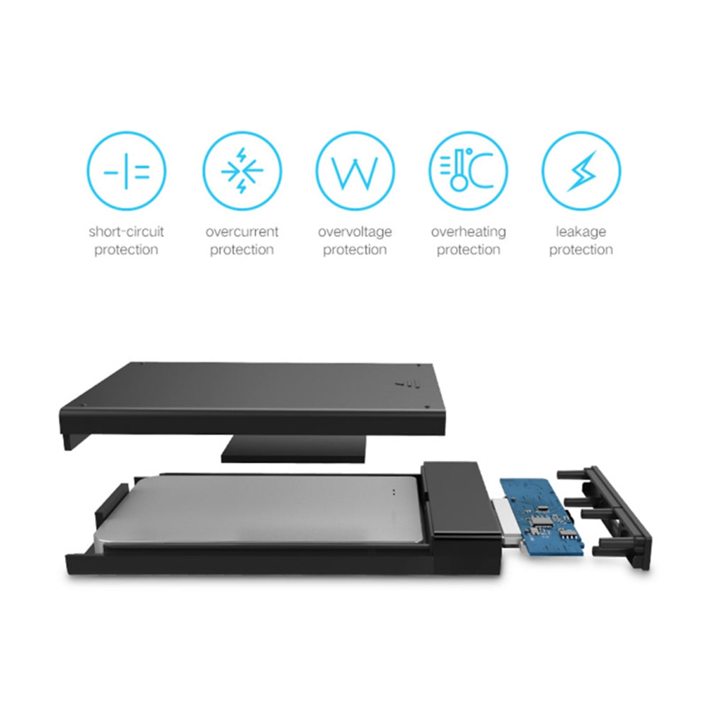 Carcasa HDD/SSD Ugreen US221 (30847), 5Gbps, Negru
