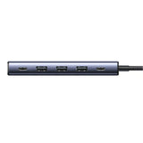 Hub/Dock Ugreen Docking Station CM511 (75642), USB-C to 2x Type-C, 3x USB, Display Port, 5Gbps, PD 3.0, 100W, 4K@60Hz, Gri