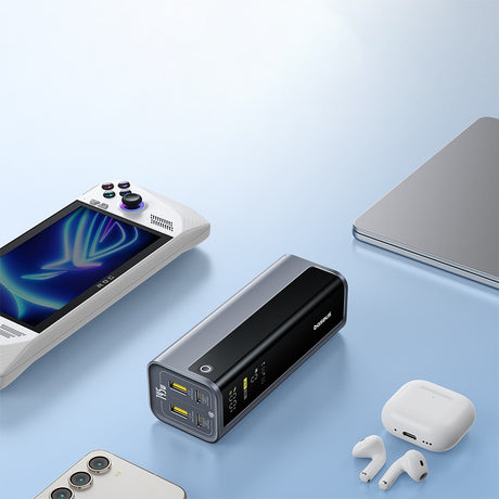 Baterie externa Baseus EnerGeek GP12 (P10082109813-00), 20800mAh, 2xUSB-C / 2xUSB, 145W, Gri