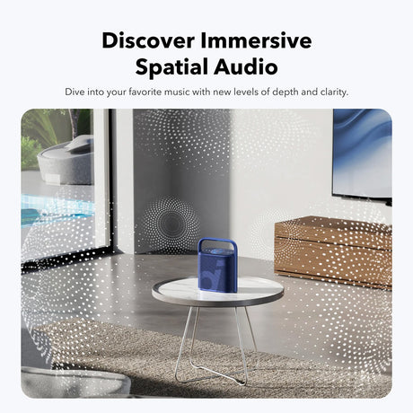 Casti Anker Wireless Speaker SoundCore Motion X500 (A3131011), Hi-Res, LDAC, Spatial Audio, 40W, 12H Playtime, IPX7, App, Negru
