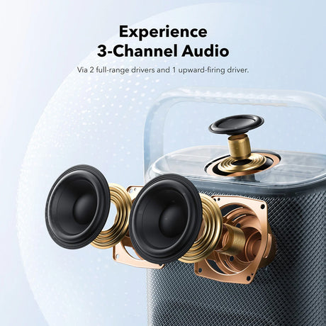 Casti Anker Wireless Speaker SoundCore Motion X500 (A3131011), Hi-Res, LDAC, Spatial Audio, 40W, 12H Playtime, IPX7, App, Negru