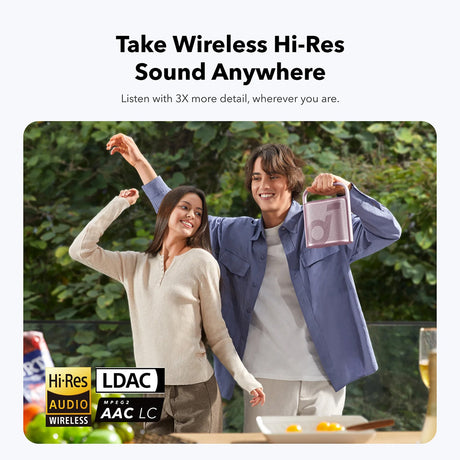 Casti Anker Wireless Speaker SoundCore Motion X500 (A3131011), Hi-Res, LDAC, Spatial Audio, 40W, 12H Playtime, IPX7, App, Negru