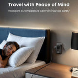 Incarcator Anker Travel Adapter Nano 5in1 (A9215H11), for EU, UK, US, AU, 20W, 2x USB-C, 2x USB-A, 20W, Alb