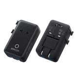 Incarcator Anker Travel Adapter Nano 5in1 (A9215H11), for EU, UK, US, AU, 20W, 2x USB-C, 2x USB-A, 20W, Alb