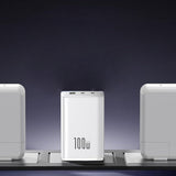 Incarcator Baseus (P10182102213-00), 2x Type-C + USB, 100W, Fast Charger, Alb