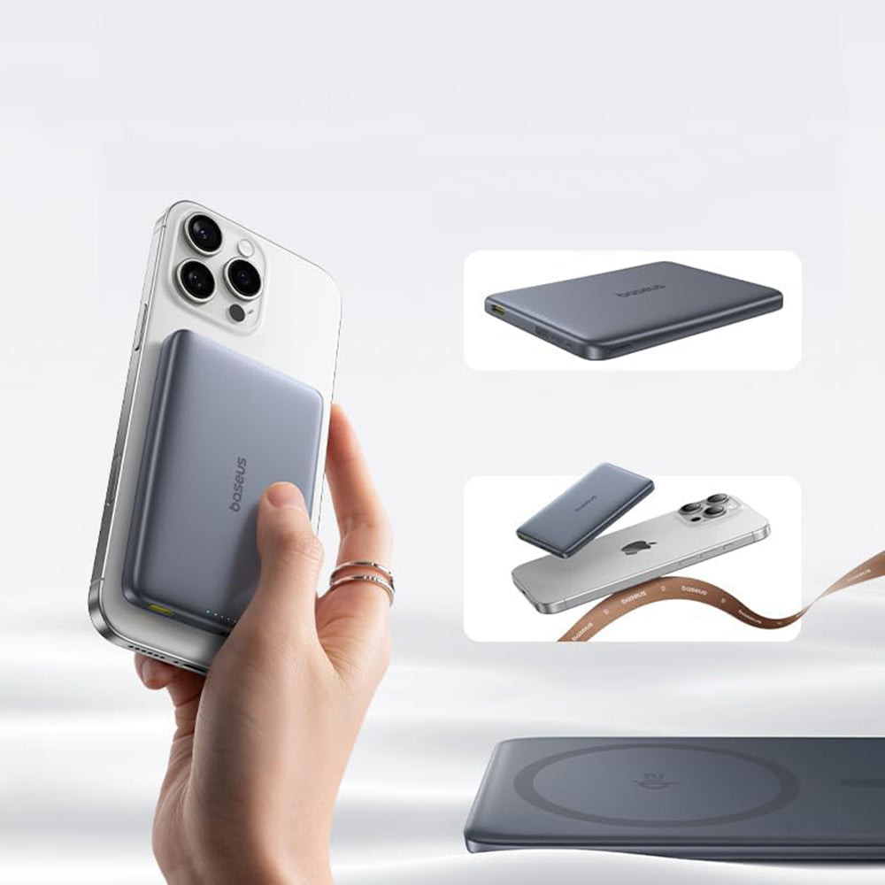 Baterie externa Baseus PicoGo AM41 (E0027200), 10000mAh, USB-C, 27W, Albastru