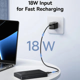Baterie externa Baseus EnerFill FP21 (P1008210D123-00), Dual-Port, 10000mAh, 22.5W, Slim Design, Negru