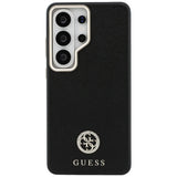 Husa de protectie Guess Rhinestone Round Logo MagSafe (GUHMS26LPGCRMDEK) compatibil cu Samsung Galaxy S26 Ultra, Negru