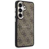 Husa de protectie Guess 4G Embossed Ring MagSafe (GUHMS26MP4MSEGCW) compatibil cu Samsung Galaxy S26 Plus, Maro