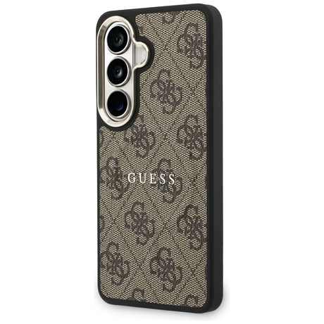 Husa de protectie Guess 4G Embossed Ring MagSafe (GUHMS26MP4MSEGCW) compatibil cu Samsung Galaxy S26 Plus, Maro