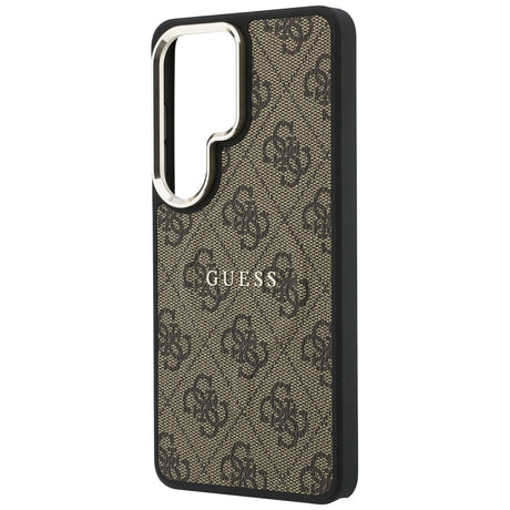 Husa de protectie Guess 4G Embossed Ring MagSafe (GUHMS26LP4MSEGCW) compatibil cu Samsung Galaxy S26 Ultra, Maro