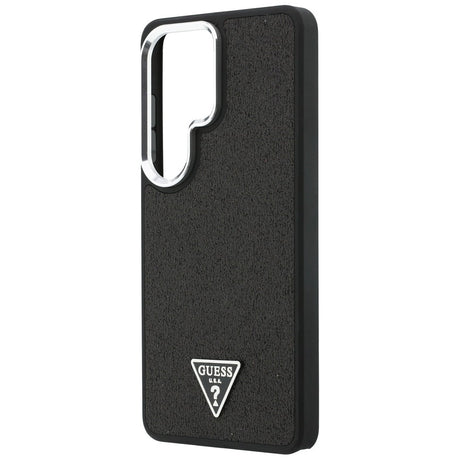 Husa de protectie Guess Fixed Glitter Triangle Logo MagSafe (GUHMS26LPFGTSCMK) compatibil cu Samsung Galaxy S26 Ultra, Negru