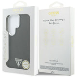 Husa de protectie Guess Fixed Glitter Triangle Logo MagSafe (GUHMS26LPFGTSCMK) compatibil cu Samsung Galaxy S26 Ultra, Negru