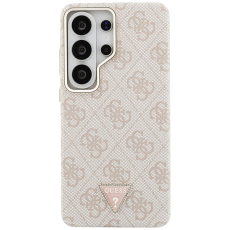 Husa de protectie Guess 4G Triangle Logo MagSafe (GUHMS26LP4GTDGMP) compatibil cu Samsung Galaxy S26 Ultra, Roz