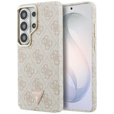 Husa de protectie Guess 4G Triangle Logo MagSafe (GUHMS26LP4GTDGMP) compatibil cu Samsung Galaxy S26 Ultra, Roz