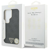 Husa de protectie Guess 4G Triangle Logo MagSafe (GUHMS26LP4GTDGMK) compatibil cu Samsung Galaxy S26 Ultra, Negru
