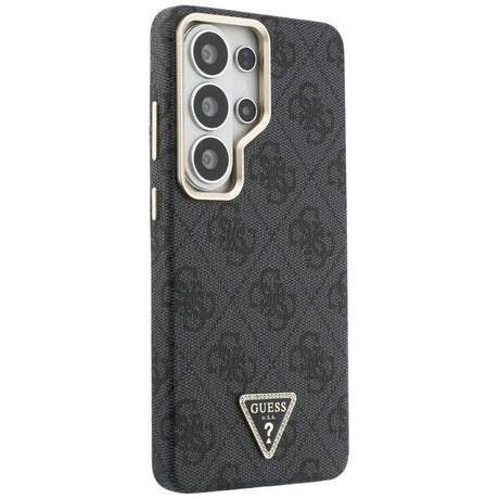 Husa de protectie Guess 4G Triangle Logo MagSafe (GUHMS26LP4GTDGMK) compatibil cu Samsung Galaxy S26 Ultra, Negru