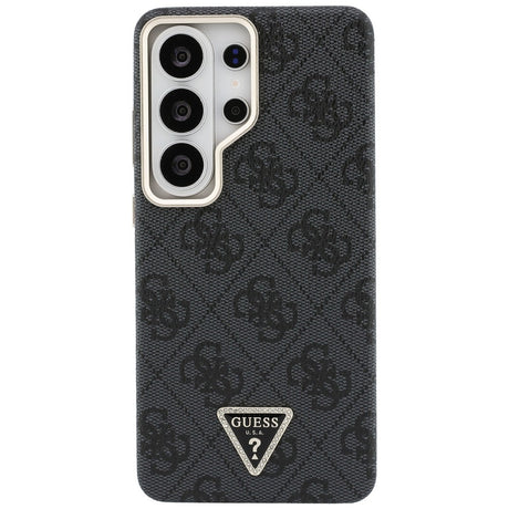 Husa de protectie Guess 4G Triangle Logo MagSafe (GUHMS26LP4GTDGMK) compatibil cu Samsung Galaxy S26 Ultra, Negru