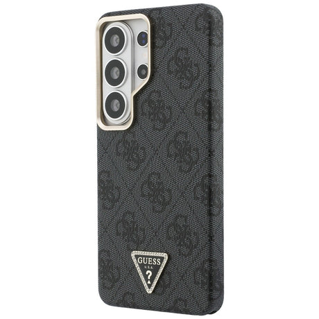 Husa de protectie Guess 4G Triangle Logo MagSafe (GUHMS26LP4GTDGMK) compatibil cu Samsung Galaxy S26 Ultra, Negru