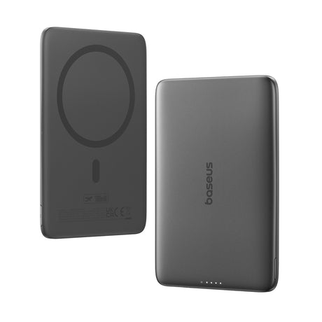 Baterie externa Baseus PicoGo AM41 (P1007680C123-00), USB-C 60W Cable Included, MagSafe, 5000mAh, LED Indicator, Negru