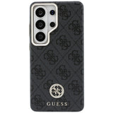 Husa de protectie Guess Rhinestone Round Logo MagSafe (GUHMS26LP4GRMDEK) compatibil cu Samsung Galaxy S26 Ultra, Negru
