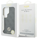 Husa de protectie Guess Rhinestone Round Logo MagSafe (GUHMS26LP4GRMDEK) compatibil cu Samsung Galaxy S26 Ultra, Negru