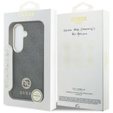 Husa de protectie Guess Rhinestone Round Logo MagSafe (GUHMS26SP4GRMDEK) compatibil cu Samsung Galaxy S26, Negru