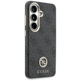 Husa de protectie Guess Rhinestone Round Logo MagSafe (GUHMS26SP4GRMDEK) compatibil cu Samsung Galaxy S26, Negru