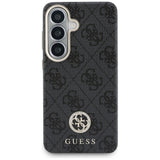 Husa de protectie Guess Rhinestone Round Logo MagSafe (GUHMS26SP4GRMDEK) compatibil cu Samsung Galaxy S26, Negru