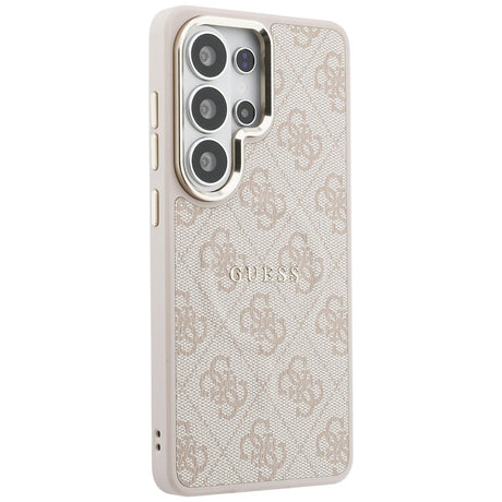 Husa de protectie Guess 4G Embossed Ring MagSafe (GUHMS26LP4MSEGCP) compatibil cu Samsung Galaxy S26 Ultra, Roz