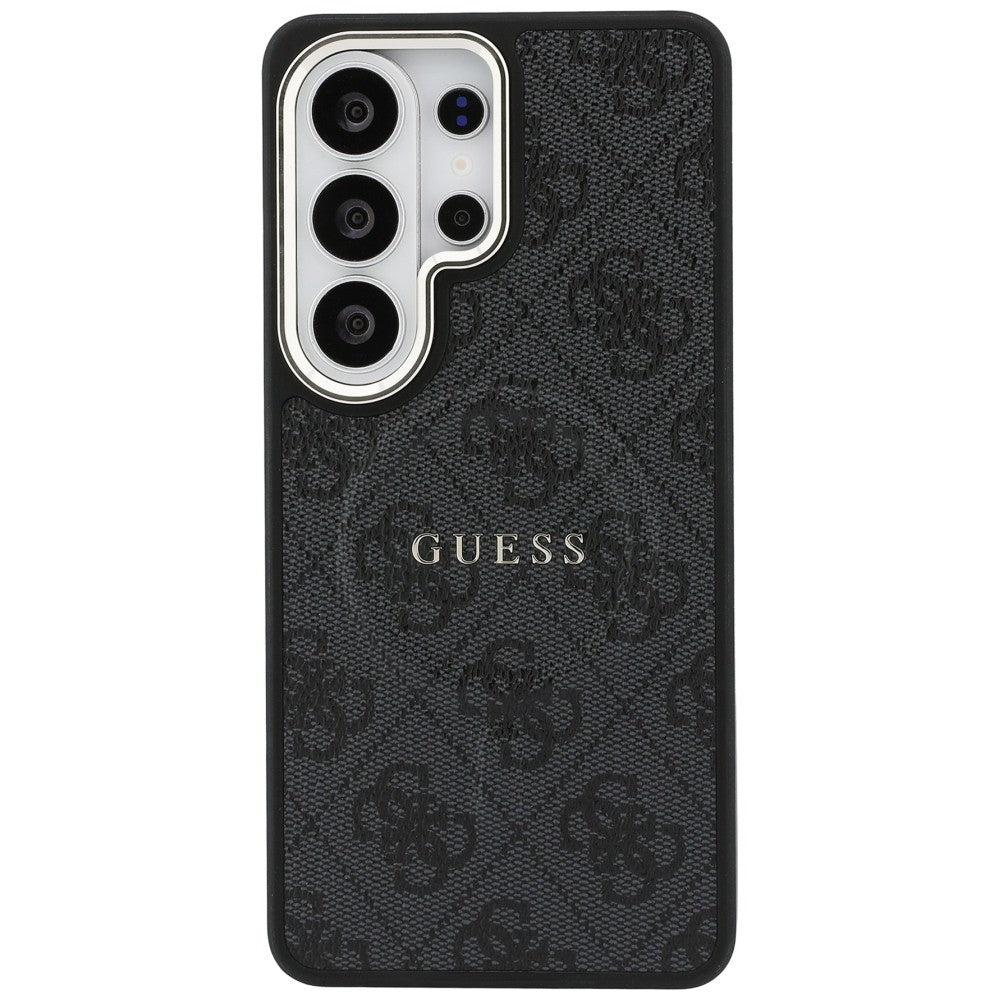Husa de protectie Guess 4G Embossed Ring MagSafe (GUHMS26LP4MSEGCK) compatibil cu Samsung Galaxy S26 Ultra, Negru