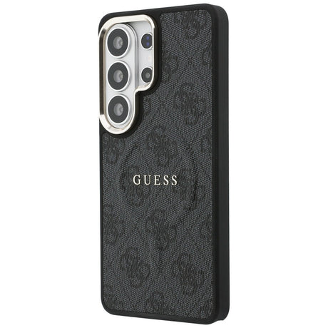 Husa de protectie Guess 4G Embossed Ring MagSafe (GUHMS26LP4MSEGCK) compatibil cu Samsung Galaxy S26 Ultra, Negru