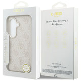 Husa de protectie Guess 4G Embossed Ring MagSafe (GUHMS26SP4MSEGCP) compatibil cu Samsung Galaxy S26, Roz
