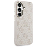 Husa de protectie Guess 4G Embossed Ring MagSafe (GUHMS26SP4MSEGCP) compatibil cu Samsung Galaxy S26, Roz