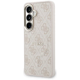 Husa de protectie Guess 4G Embossed Ring MagSafe (GUHMS26SP4MSEGCP) compatibil cu Samsung Galaxy S26, Roz