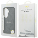 Husa de protectie Guess 4G Embossed Ring MagSafe (GUHMS26SP4MSEGCK) compatibil cu Samsung Galaxy S26, Negru