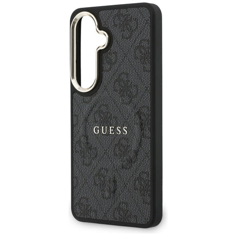 Husa de protectie Guess 4G Embossed Ring MagSafe (GUHMS26SP4MSEGCK) compatibil cu Samsung Galaxy S26, Negru
