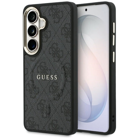 Husa de protectie Guess 4G Embossed Ring MagSafe (GUHMS26SP4MSEGCK) compatibil cu Samsung Galaxy S26, Negru